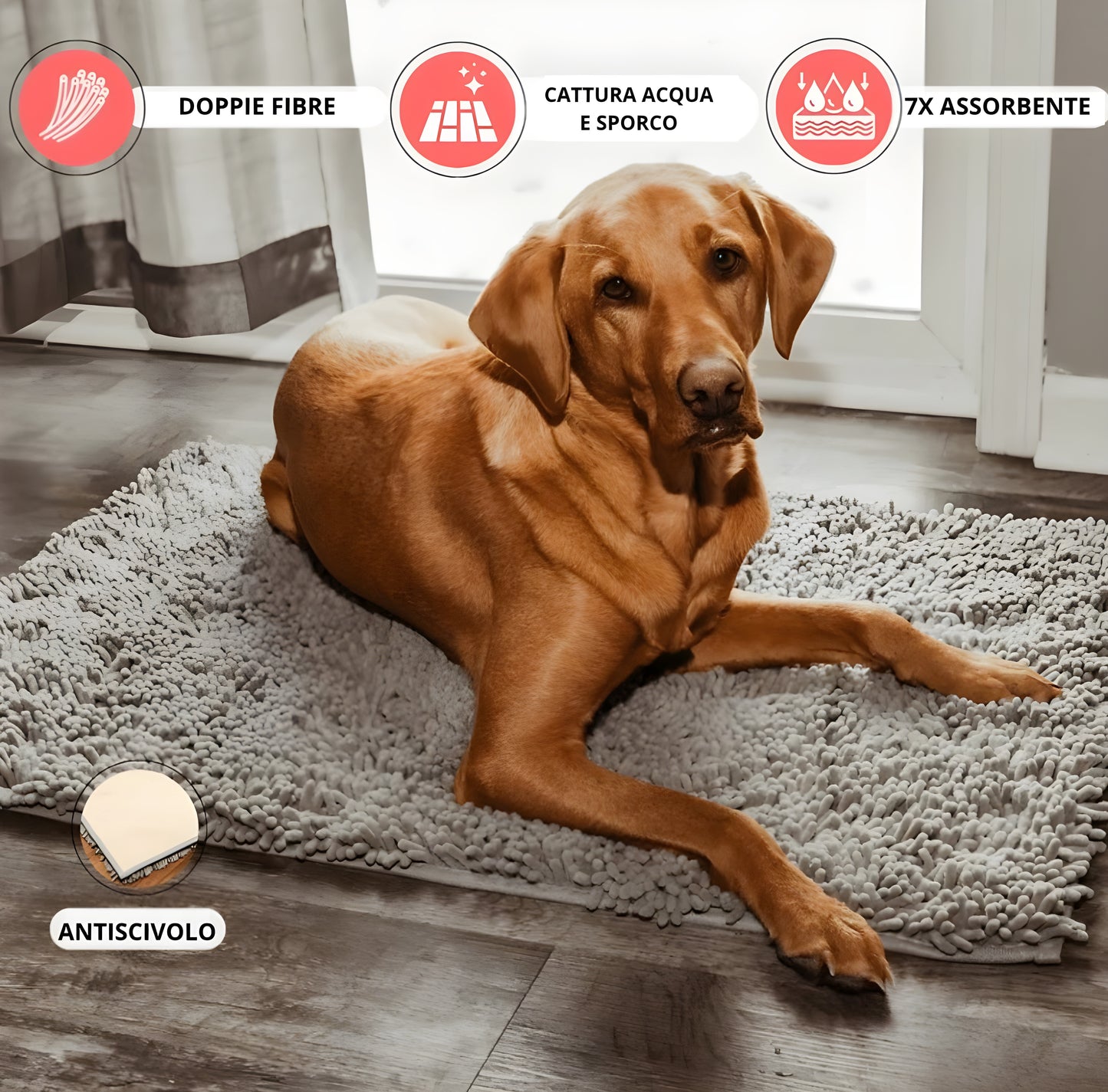 Tappetino Assorbi Impronte De caprio.